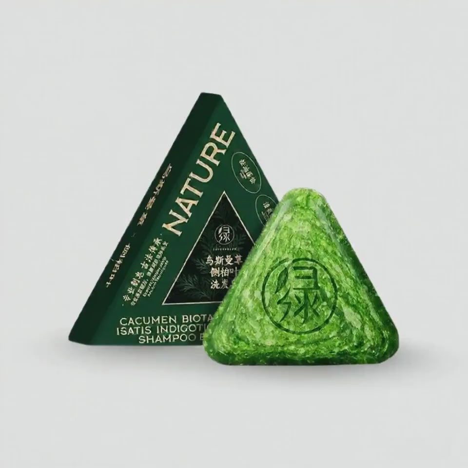 Aloeveric triangle shampoo bar
